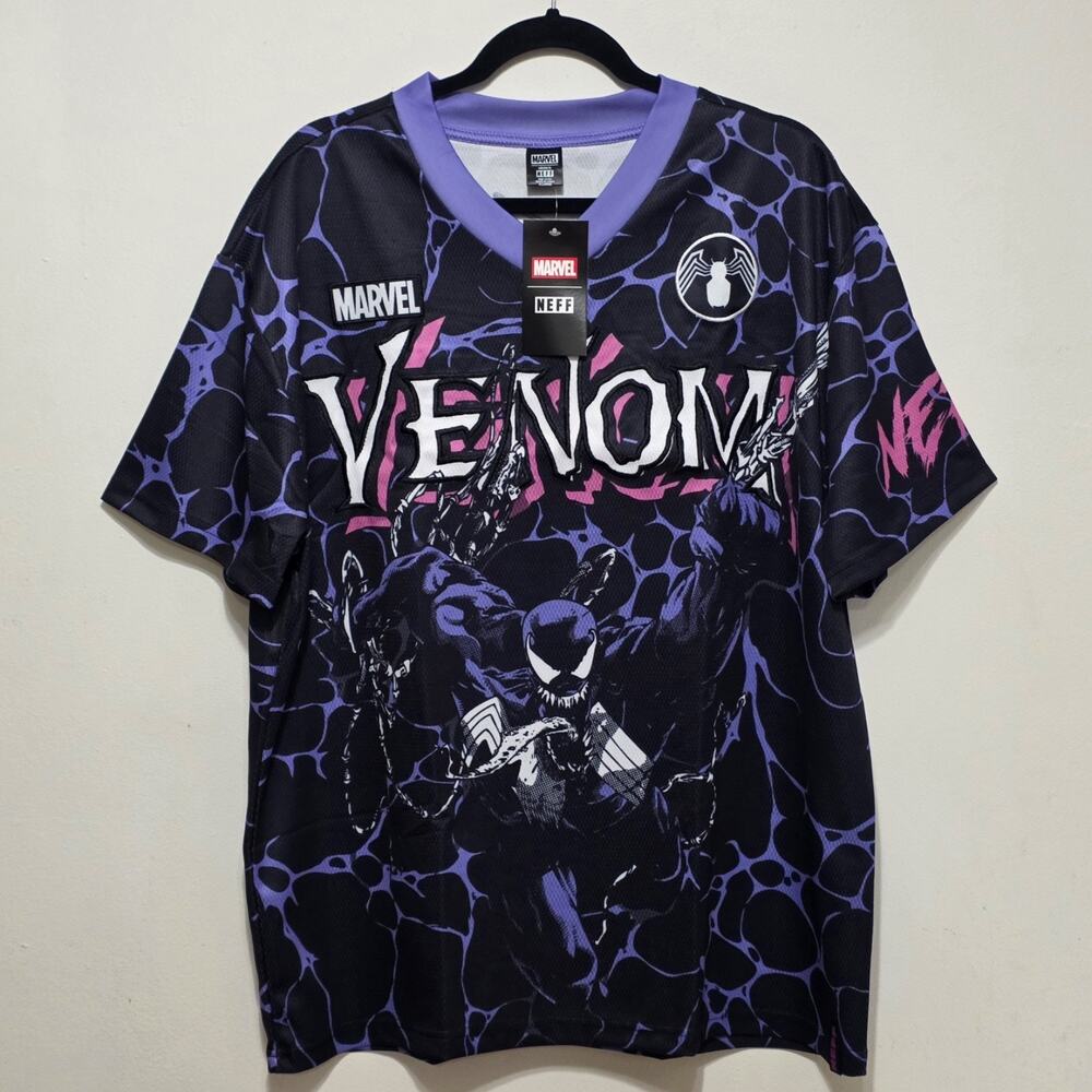 NEFF x Marvel Venom Jersey Men’s Size XL New
